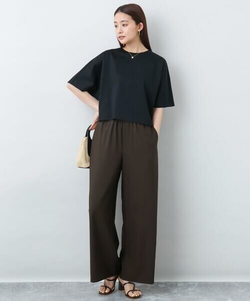 MK MICHEL KLEIN / エムケーミッシェルクラン その他パンツ | リラクシーワイドパンツ/UVカット/接触冷感/洗える | 詳細10