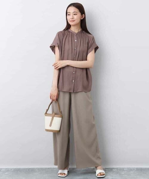 MK MICHEL KLEIN / エムケーミッシェルクラン その他パンツ | リラクシーワイドパンツ/UVカット/接触冷感/洗える | 詳細20