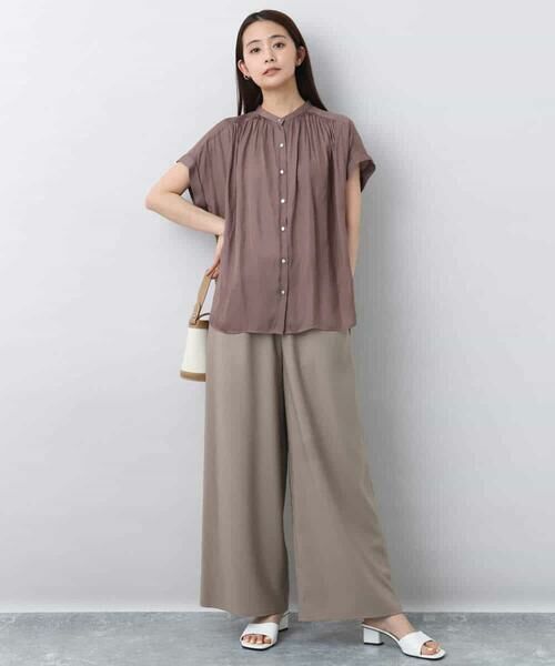 MK MICHEL KLEIN / エムケーミッシェルクラン その他パンツ | リラクシーワイドパンツ/UVカット/接触冷感/洗える | 詳細21