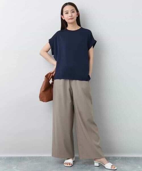 MK MICHEL KLEIN / エムケーミッシェルクラン その他パンツ | リラクシーワイドパンツ/UVカット/接触冷感/洗える | 詳細23