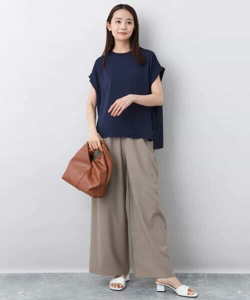 MK MICHEL KLEIN / エムケーミッシェルクラン その他パンツ | リラクシーワイドパンツ/UVカット/接触冷感/洗える | 詳細25