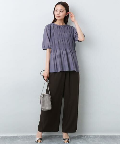 MK MICHEL KLEIN / エムケーミッシェルクラン その他パンツ | リラクシーワイドパンツ/UVカット/接触冷感/洗える | 詳細4