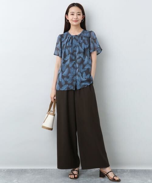 MK MICHEL KLEIN / エムケーミッシェルクラン その他パンツ | リラクシーワイドパンツ/UVカット/接触冷感/洗える | 詳細7