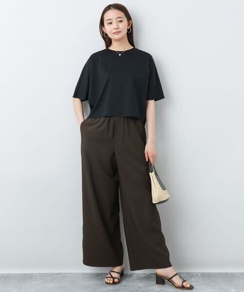 MK MICHEL KLEIN / エムケーミッシェルクラン その他パンツ | リラクシーワイドパンツ/UVカット/接触冷感/洗える | 詳細8