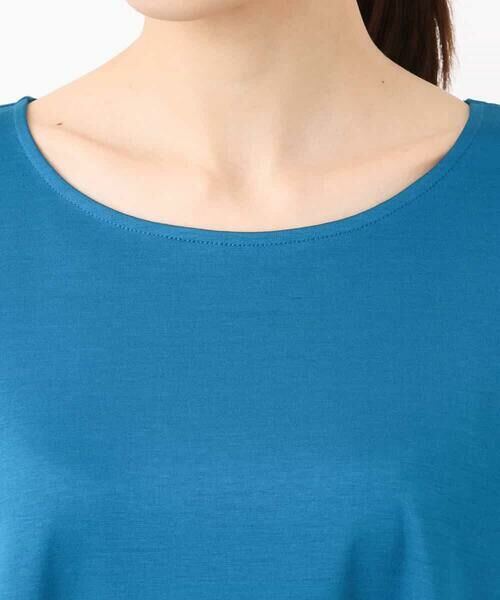 MK MICHEL KLEIN / エムケーミッシェルクラン ロング・マキシ丈ワンピース | ランタンスリーブ切替えワンピース/接触冷感/洗える | 詳細10