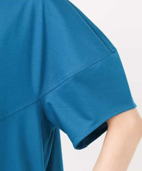 MK MICHEL KLEIN / エムケーミッシェルクラン ロング・マキシ丈ワンピース | ランタンスリーブ切替えワンピース/接触冷感/洗える | 詳細11