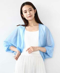 MK MICHEL KLEIN / エムケーミッシェルクラン カーディガン・ボレロ | シアーニットカーディガン/接触冷感/洗える