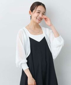 MK MICHEL KLEIN / エムケーミッシェルクラン カーディガン・ボレロ | シアーニットカーディガン/接触冷感/洗える