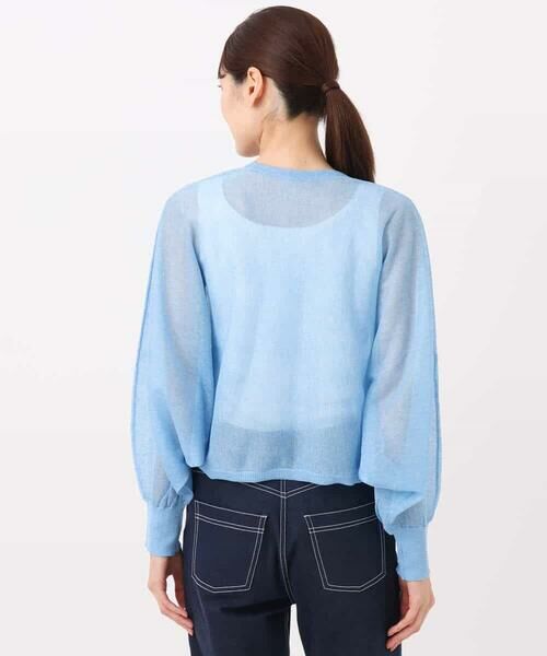 MK MICHEL KLEIN / エムケーミッシェルクラン カーディガン・ボレロ | シアーニットカーディガン/接触冷感/洗える | 詳細21