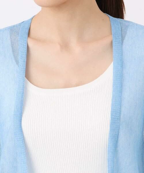 MK MICHEL KLEIN / エムケーミッシェルクラン カーディガン・ボレロ | シアーニットカーディガン/接触冷感/洗える | 詳細22