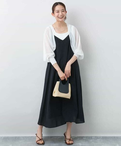 MK MICHEL KLEIN / エムケーミッシェルクラン カーディガン・ボレロ | シアーニットカーディガン/接触冷感/洗える | 詳細5