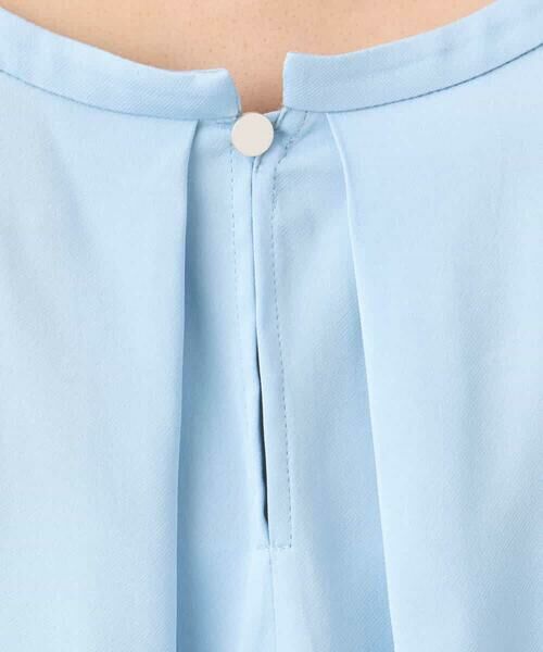 MK MICHEL KLEIN / エムケーミッシェルクラン シャツ・ブラウス | マットサテンTブラウス/接触冷感/洗える | 詳細23