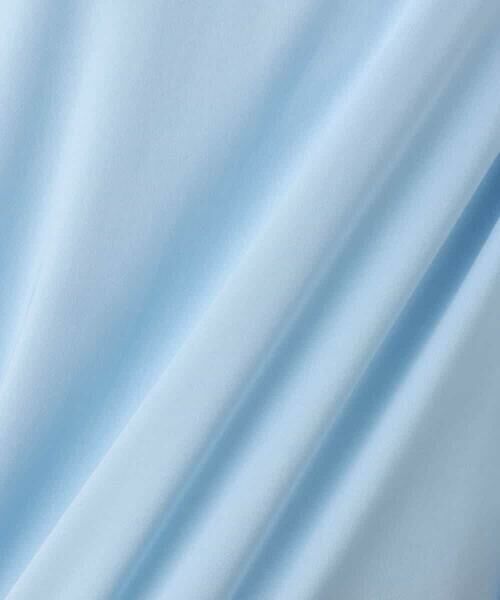 MK MICHEL KLEIN / エムケーミッシェルクラン シャツ・ブラウス | マットサテンTブラウス/接触冷感/洗える | 詳細26