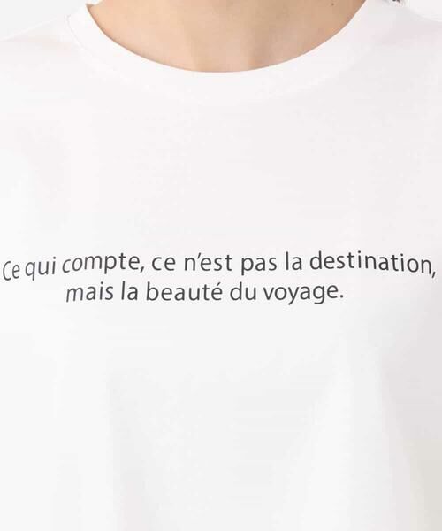 MK MICHEL KLEIN / エムケーミッシェルクラン カットソー | フレンチスリーブロゴTシャツ/接触冷感/洗える | 詳細25