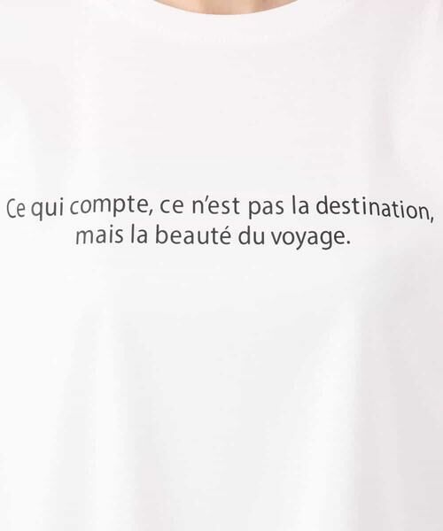 MK MICHEL KLEIN / エムケーミッシェルクラン カットソー | フレンチスリーブロゴTシャツ/接触冷感/洗える | 詳細28