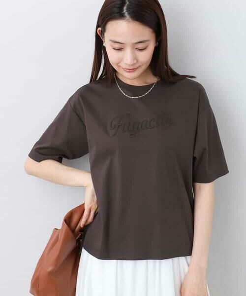 MK MICHEL KLEIN / エムケーミッシェルクラン カットソー | リラックスシルエット ロゴTシャツ/接触冷感/洗える | 詳細1