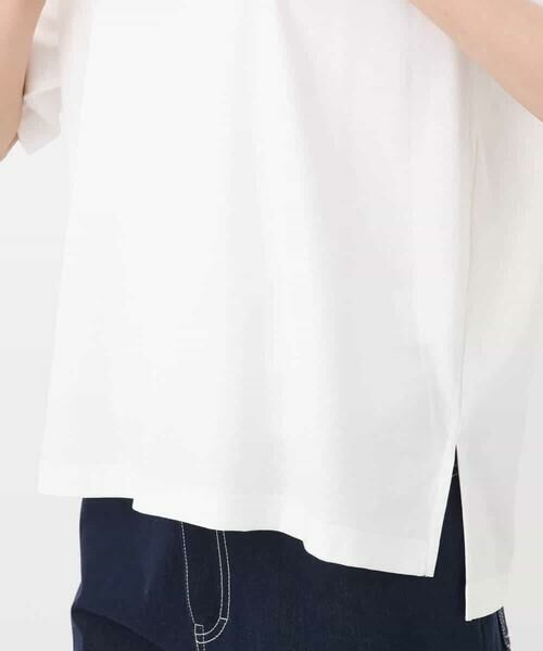 MK MICHEL KLEIN / エムケーミッシェルクラン カットソー | リラックスシルエット ロゴTシャツ/接触冷感/洗える | 詳細21