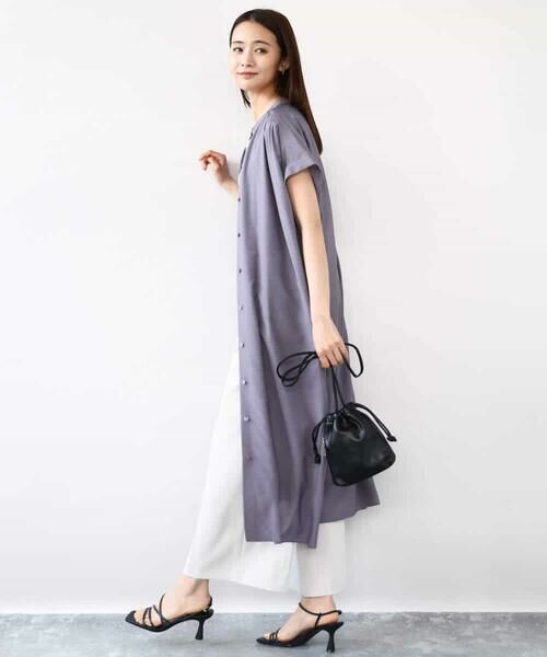 MK MICHEL KLEIN / エムケーミッシェルクラン その他パンツ | センタープレス入りストレートワイドパンツ/UVカット/接触冷感/速乾/洗える | 詳細22