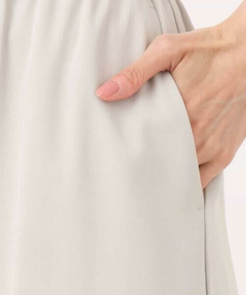 MK MICHEL KLEIN / エムケーミッシェルクラン その他パンツ | センタープレス入りストレートワイドパンツ/UVカット/接触冷感/速乾/洗える | 詳細30