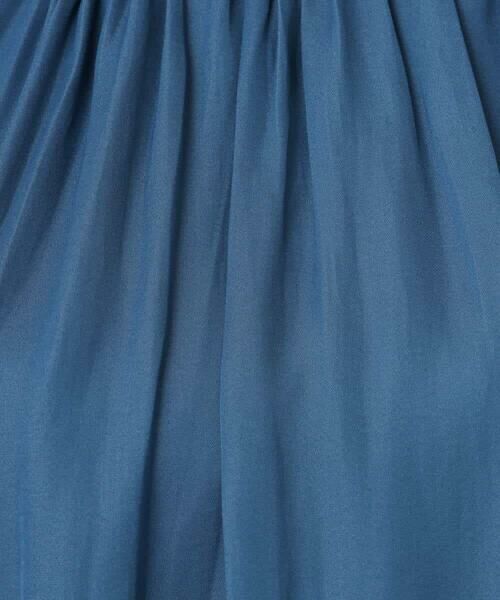 MK MICHEL KLEIN / エムケーミッシェルクラン シャツ・ブラウス | フリルギャザーネックサテンブラウス/接触冷感/洗える | 詳細23