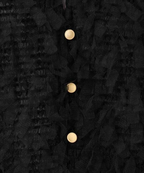 MK MICHEL KLEIN / エムケーミッシェルクラン シャツ・ブラウス | 釦デザインチュールトップス/前後2way/洗える | 詳細23