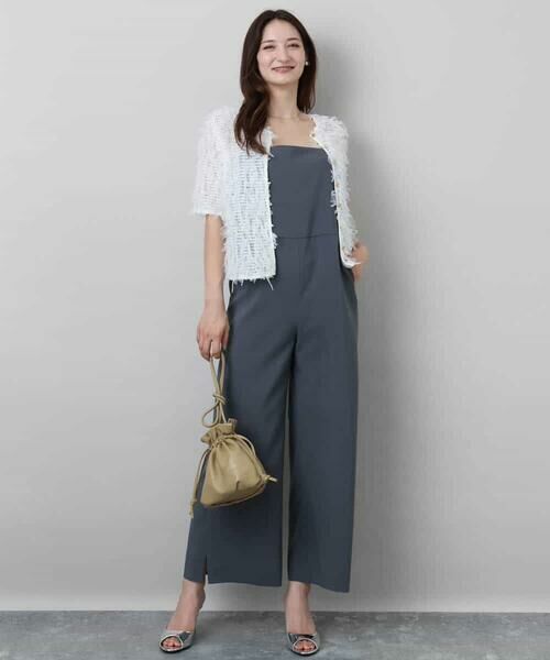 MK MICHEL KLEIN / エムケーミッシェルクラン シャツ・ブラウス | 釦デザインチュールトップス/前後2way/洗える | 詳細6