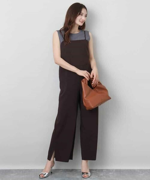 MK MICHEL KLEIN / エムケーミッシェルクラン シャツ・ブラウス | レイヤードチュールブラウス×タンクトップ/接触冷感./洗える | 詳細11