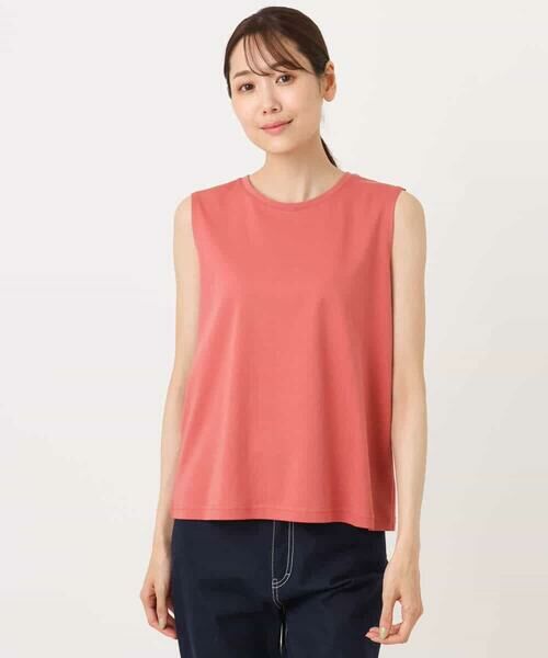 MK MICHEL KLEIN / エムケーミッシェルクラン シャツ・ブラウス | レイヤードチュールブラウス×タンクトップ/接触冷感./洗える | 詳細29