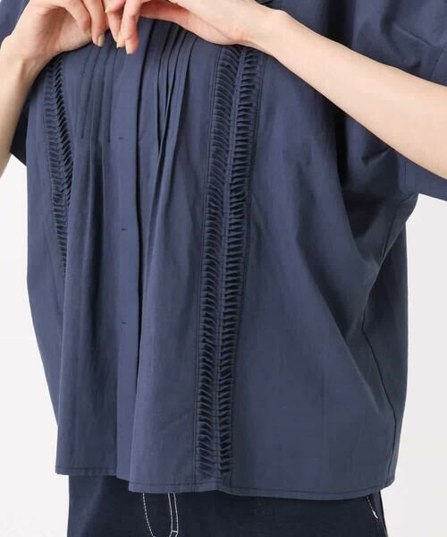 MK MICHEL KLEIN / エムケーミッシェルクラン シャツ・ブラウス | コットンボイルピンタックデザインブラウス/洗える | 詳細18