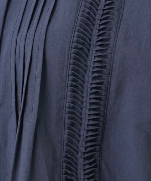 MK MICHEL KLEIN / エムケーミッシェルクラン シャツ・ブラウス | コットンボイルピンタックデザインブラウス/洗える | 詳細19