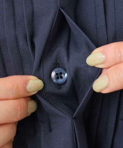 MK MICHEL KLEIN / エムケーミッシェルクラン シャツ・ブラウス | コットンボイルピンタックデザインブラウス/洗える | 詳細20