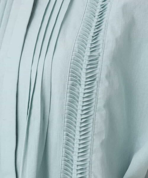 MK MICHEL KLEIN / エムケーミッシェルクラン シャツ・ブラウス | コットンボイルピンタックデザインブラウス/洗える | 詳細22