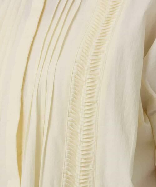 MK MICHEL KLEIN / エムケーミッシェルクラン シャツ・ブラウス | コットンボイルピンタックデザインブラウス/洗える | 詳細24