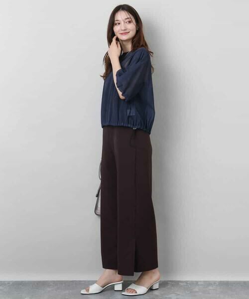 MK MICHEL KLEIN / エムケーミッシェルクラン サロペット・オールインワン | ストラップコンビネゾン/洗える | 詳細18