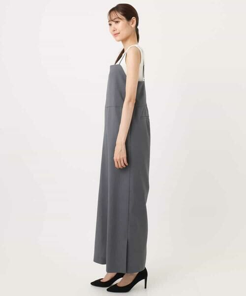 MK MICHEL KLEIN / エムケーミッシェルクラン サロペット・オールインワン | ストラップコンビネゾン/洗える | 詳細2
