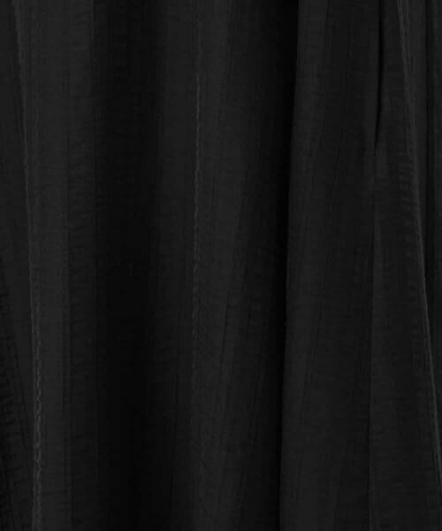 MK MICHEL KLEIN / エムケーミッシェルクラン ロング・マキシ丈ワンピース | ドビーストライプフレアーシルエットワンピース/洗える | 詳細11