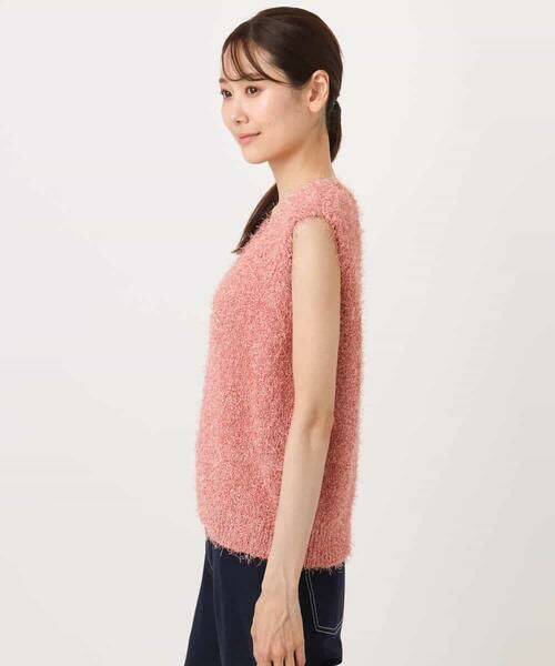 MK MICHEL KLEIN / エムケーミッシェルクラン ニット・セーター | ラメシャギーニットジレ/前後2way/洗える | 詳細23