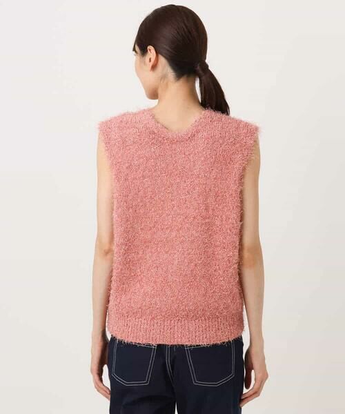 MK MICHEL KLEIN / エムケーミッシェルクラン ニット・セーター | ラメシャギーニットジレ/前後2way/洗える | 詳細24