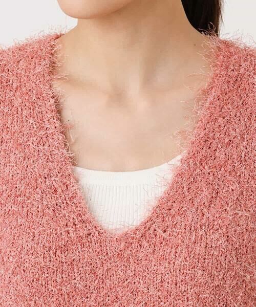 MK MICHEL KLEIN / エムケーミッシェルクラン ニット・セーター | ラメシャギーニットジレ/前後2way/洗える | 詳細25