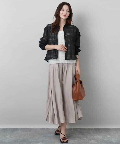 MK MICHEL KLEIN / エムケーミッシェルクラン ニット・セーター | ラメシャギーニットジレ/前後2way/洗える | 詳細8