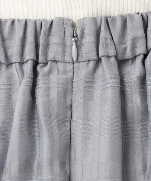 MK MICHEL KLEIN / エムケーミッシェルクラン ロング・マキシ丈スカート | シアードビーチェックスカート/洗える | 詳細22