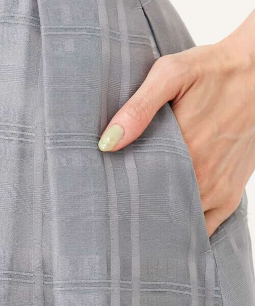 MK MICHEL KLEIN / エムケーミッシェルクラン ロング・マキシ丈スカート | シアードビーチェックスカート/洗える | 詳細23