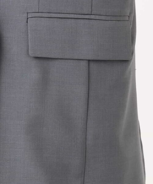 MK MICHEL KLEIN / エムケーミッシェルクラン ベスト | ダブルブレストジレ/洗える | 詳細22