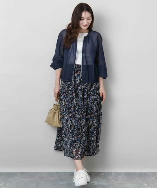 MK MICHEL KLEIN / エムケーミッシェルクラン その他アウター | デニム調シアーブルゾン/洗える | 詳細20