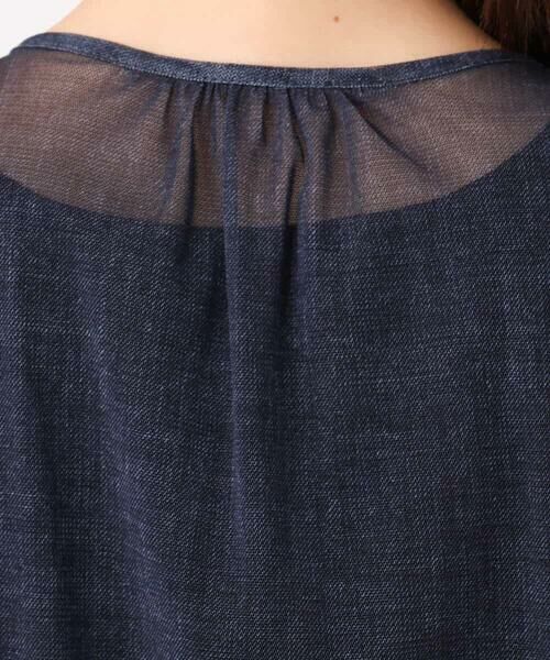 MK MICHEL KLEIN / エムケーミッシェルクラン その他アウター | デニム調シアーブルゾン/洗える | 詳細4