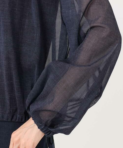 MK MICHEL KLEIN / エムケーミッシェルクラン その他アウター | デニム調シアーブルゾン/洗える | 詳細5