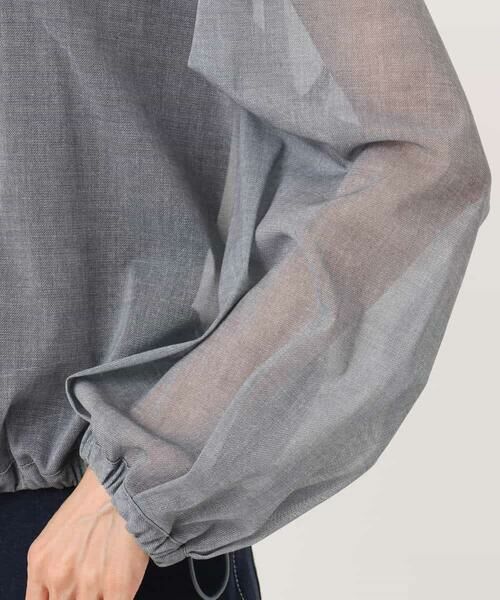 MK MICHEL KLEIN / エムケーミッシェルクラン その他アウター | デニム調シアーブルゾン/洗える | 詳細9