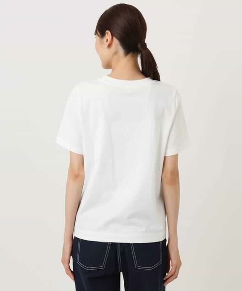 MK MICHEL KLEIN / エムケーミッシェルクラン カットソー | イニシャル刺繍コットンTシャツ/UVカット/接触冷感/洗える | 詳細14