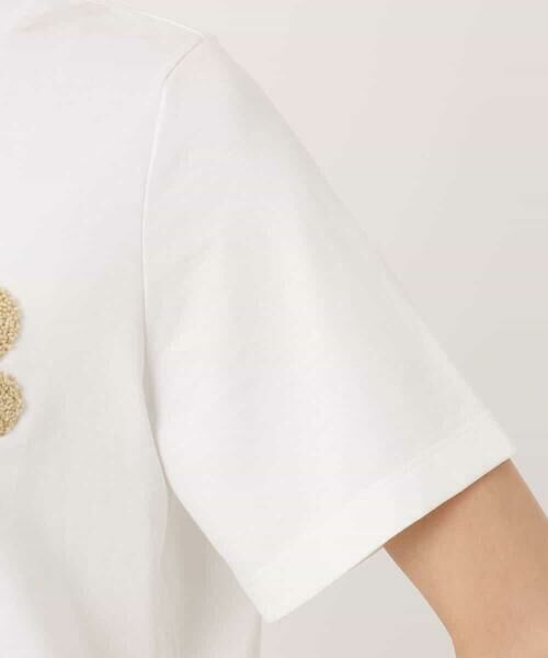 MK MICHEL KLEIN / エムケーミッシェルクラン カットソー | イニシャル刺繍コットンTシャツ/UVカット/接触冷感/洗える | 詳細16