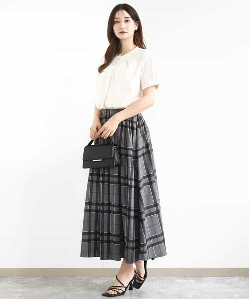 MK MICHEL KLEIN / エムケーミッシェルクラン カットソー | 前釦デザインドルマンスリーブカットソー/接触冷感/洗える | 詳細11